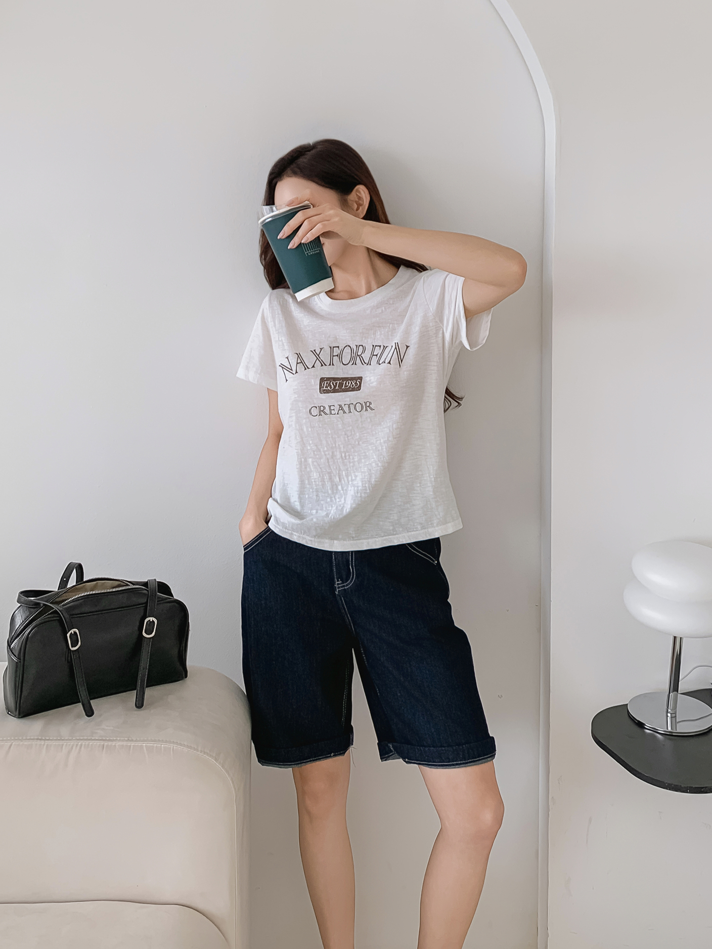 ラウンドネックロゴTシャツ | 詳細画像20