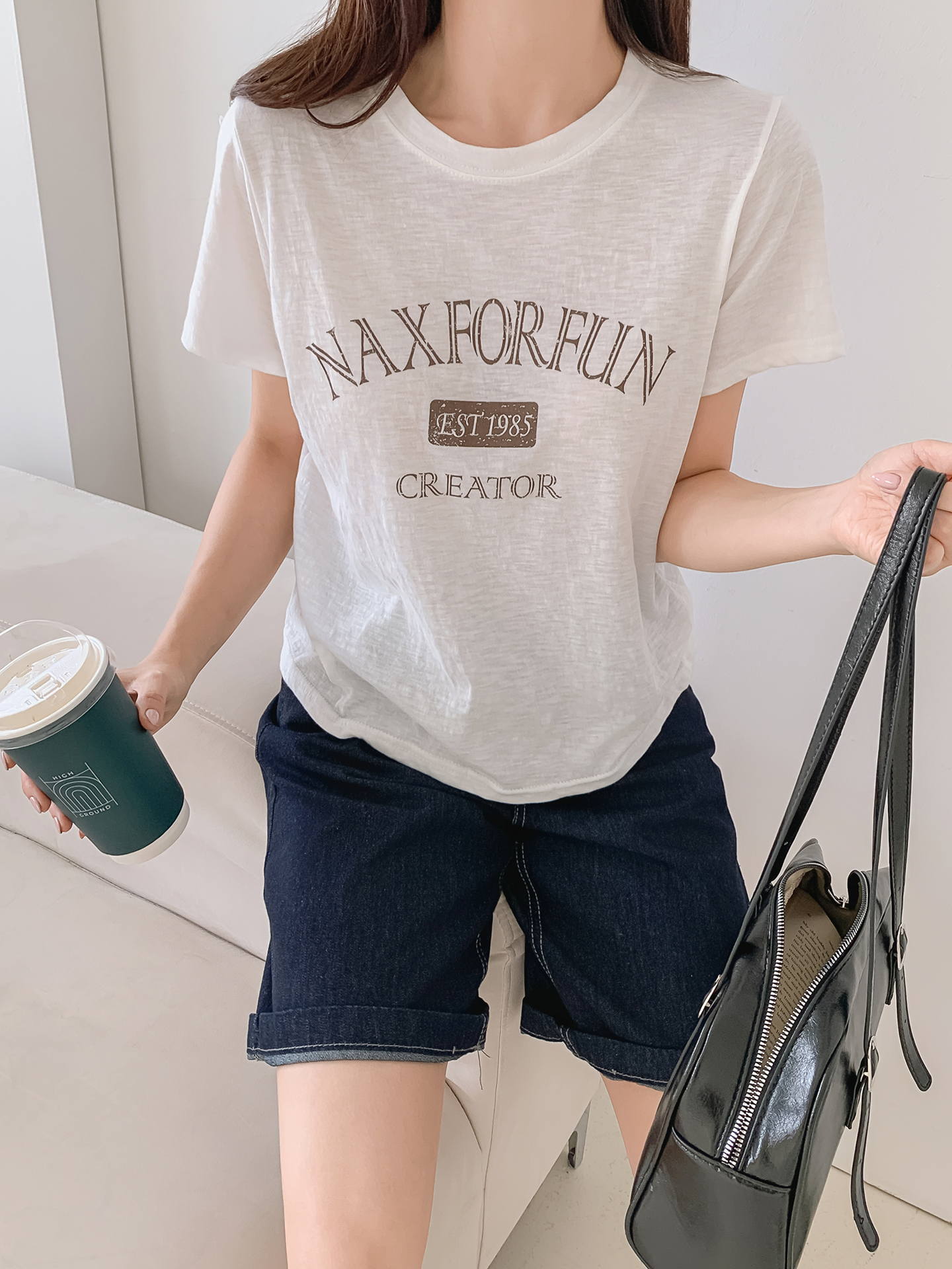 ラウンドネックロゴTシャツ | 詳細画像22