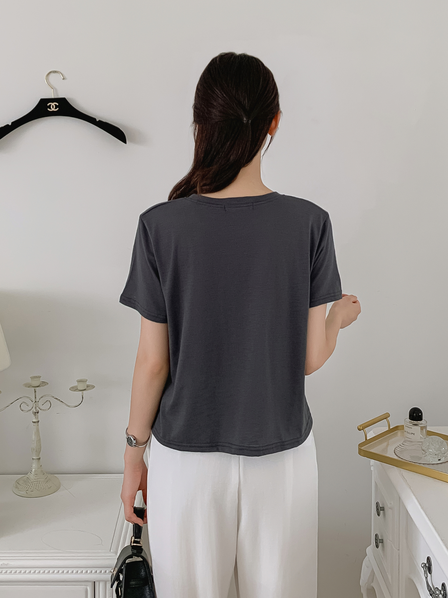 ラウンドネックロゴTシャツ | 詳細画像7