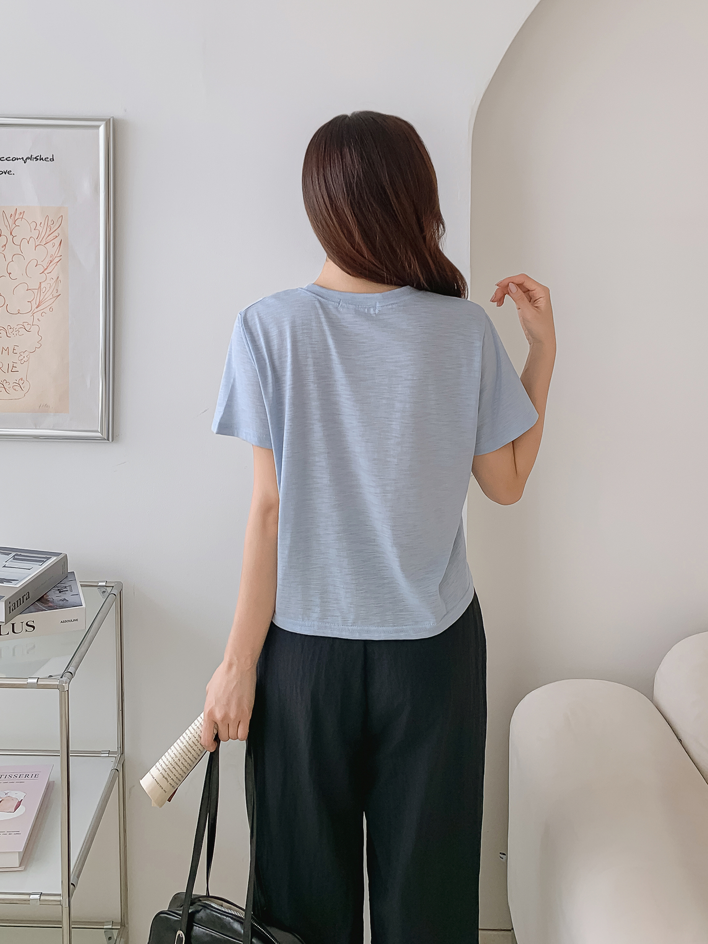 ラウンドネックロゴTシャツ | 詳細画像15