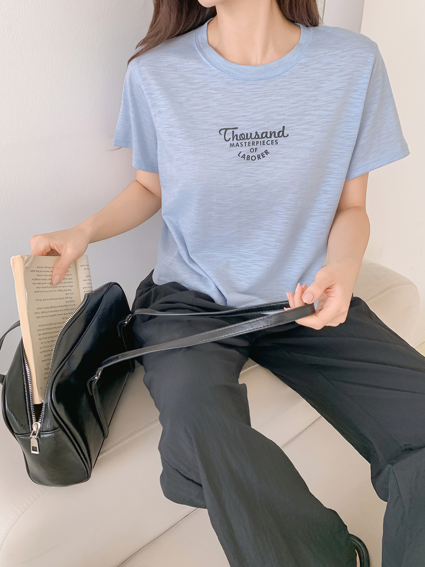 ラウンドネックロゴTシャツ | 詳細画像18