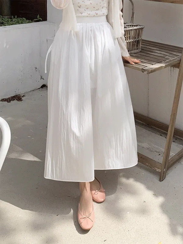ストラップバックゴムロングAラインスカート | lindashop | 詳細画像1