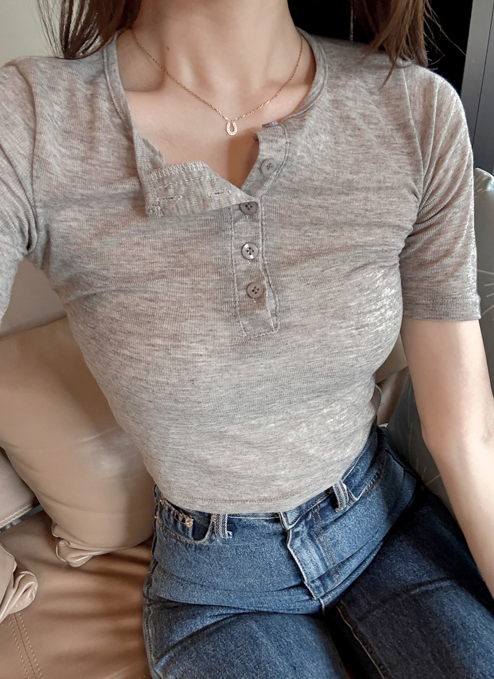 tシャツ (CREOLME)フロントボタンシアートップス レディース 1921989_25234199_k4.jpg?f=webp