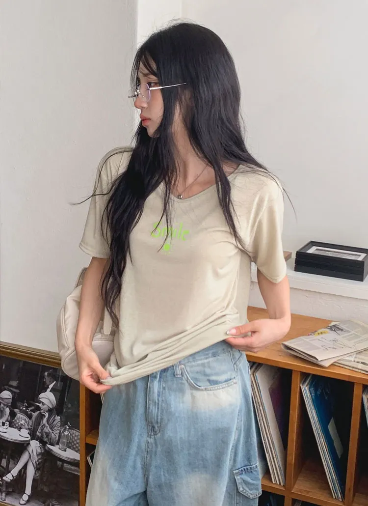 ルーズプリントTシャツ | chicblack | 詳細画像1