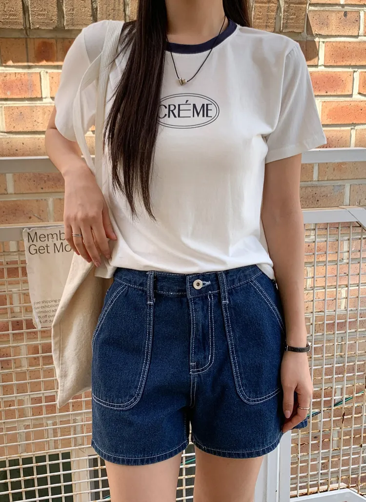 ステッチデニムパンツ | chicblack | 詳細画像1