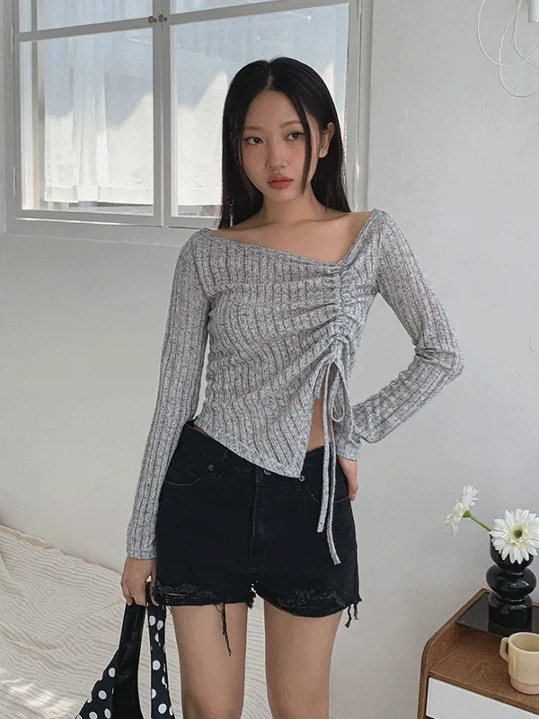 2WAYストラップシャーリングニット | chicblack | 詳細画像1