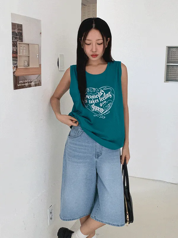 ルーズプリントノースリーブ | chicblack | 詳細画像1
