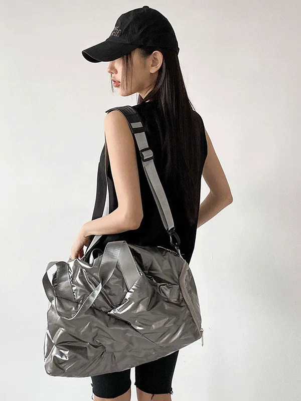 2WAYポケットビッググロッシーショルダーバッグ | chicblack | 詳細画像1