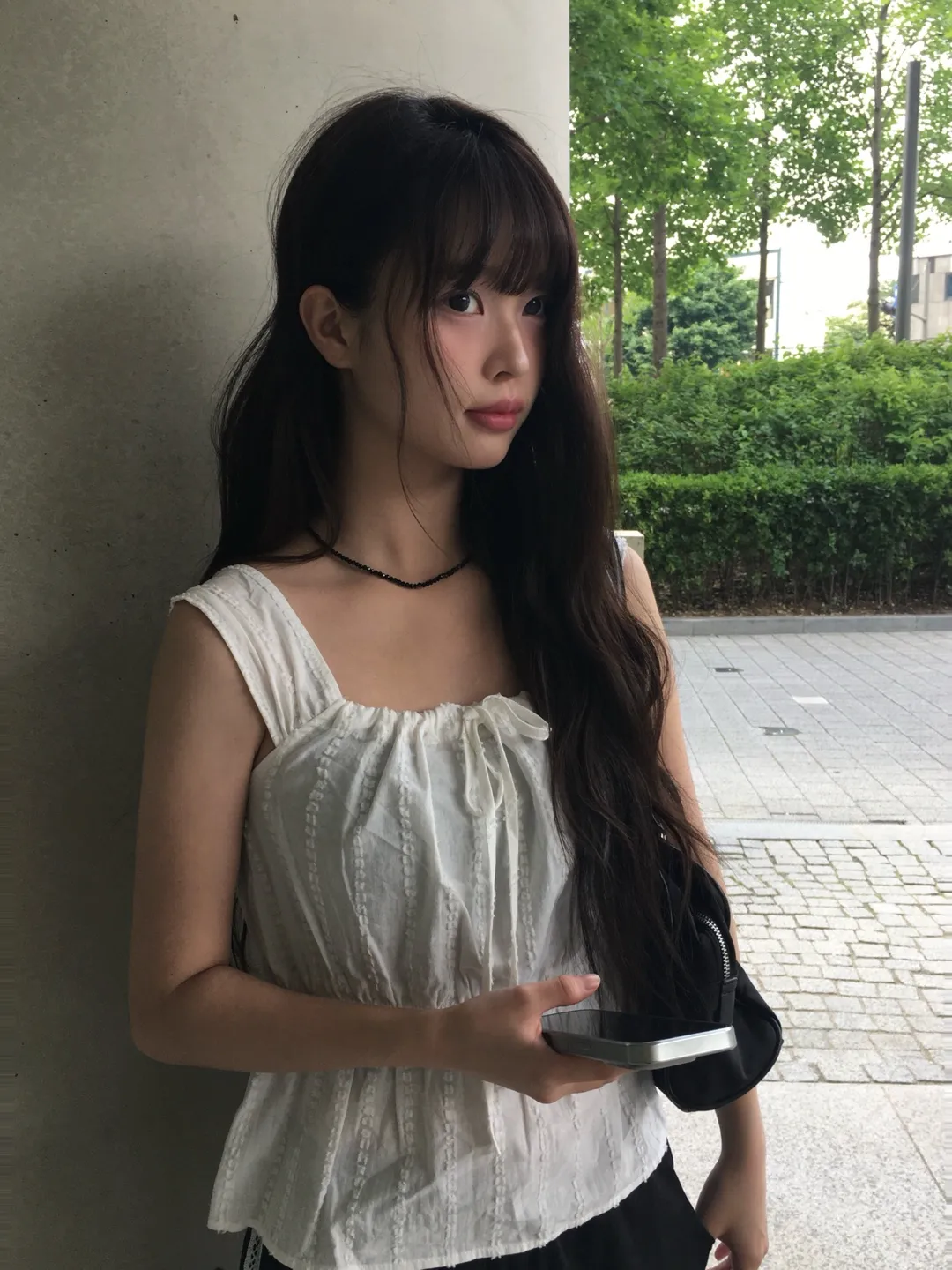 ドローストリングウエストゴムノースリブラウス | anyonemore | 詳細画像1