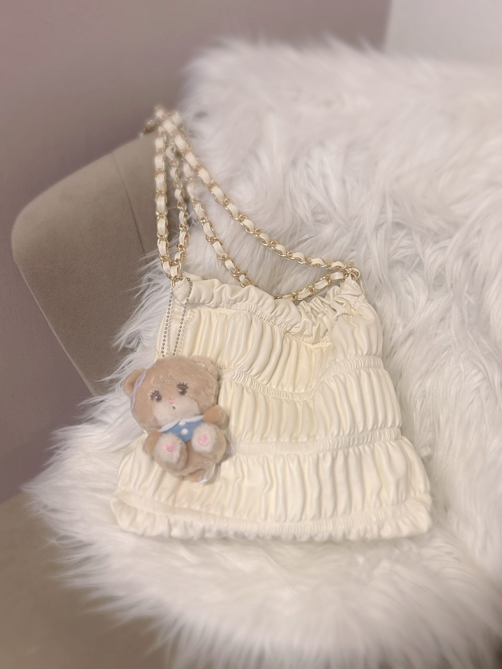 2TYPEリンクルチェーンバッグ | 詳細画像3