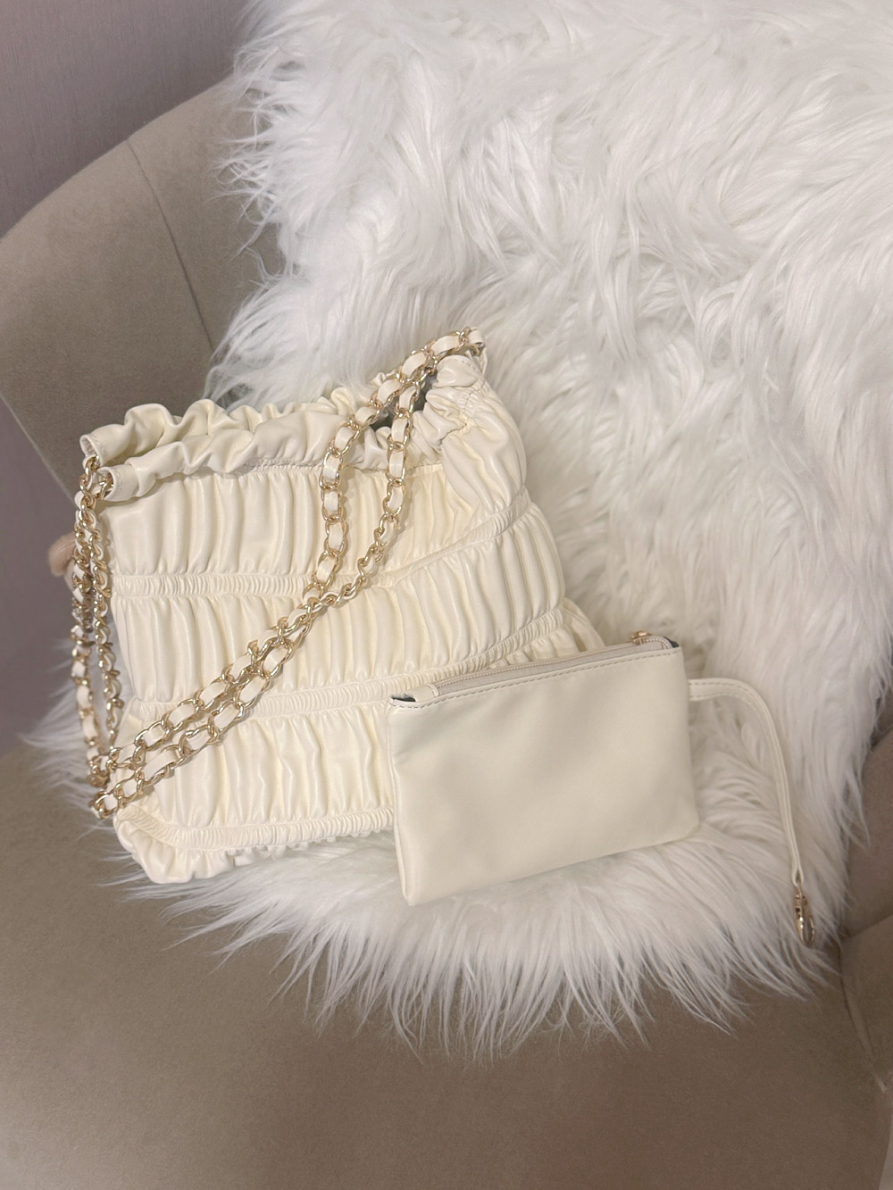 2TYPEリンクルチェーンバッグ | 詳細画像4