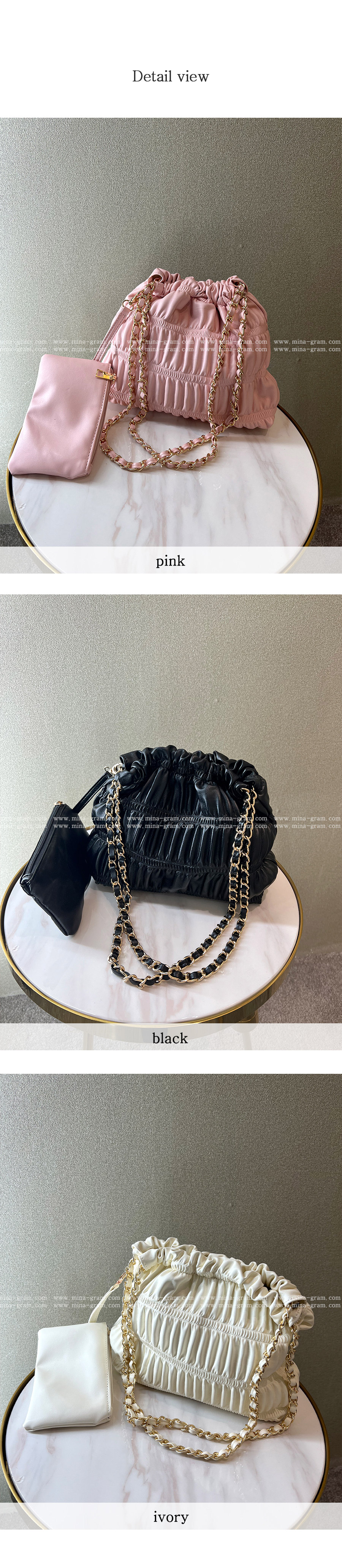 2TYPEリンクルチェーンバッグ | 詳細画像12