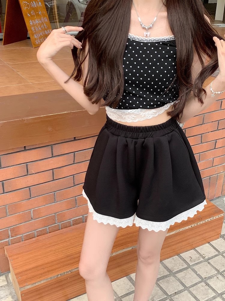 ウエストゴムレーストレーニングショートパンツ | 詳細画像20