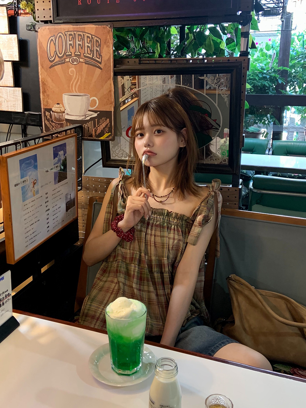 リボンゴムチェックキャミソール | 詳細画像4