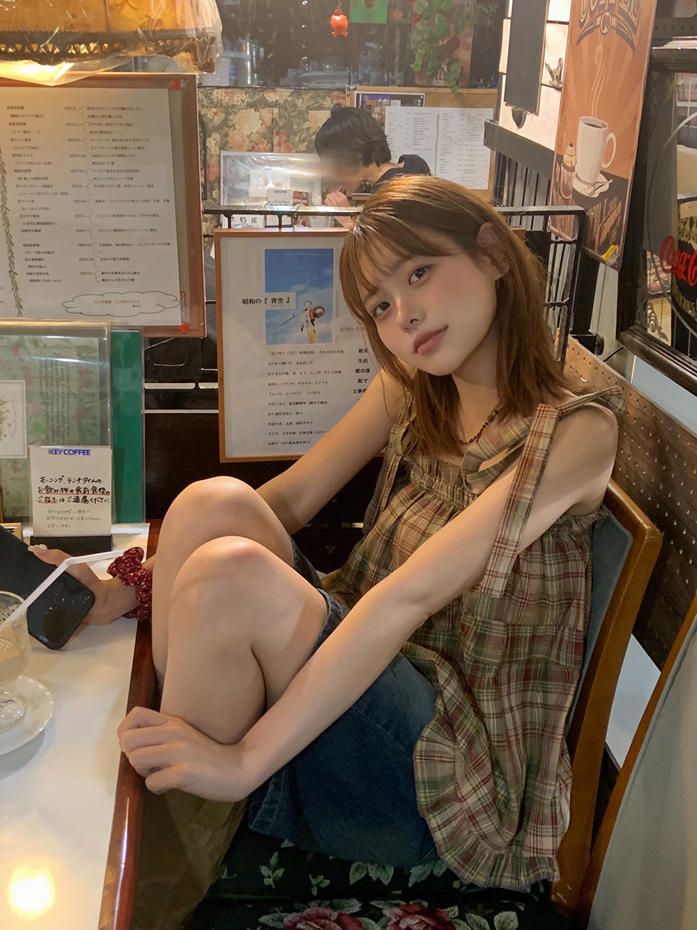 リボンゴムチェックキャミソール | 詳細画像6