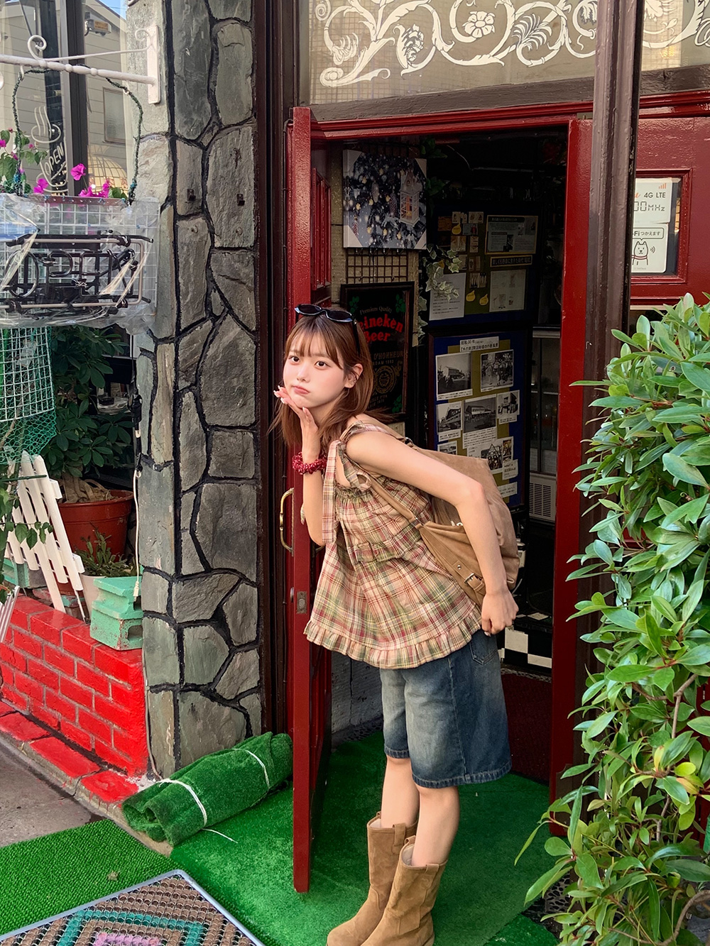 リボンゴムチェックキャミソール | 詳細画像19