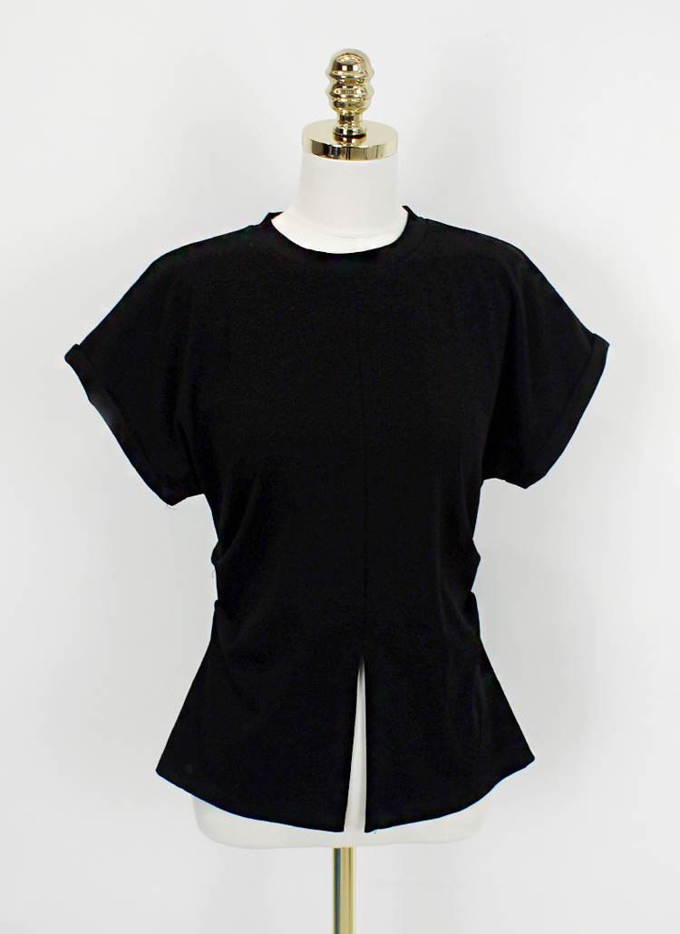 tシャツ ピンタックドッキング / Tシャツ / S レディース ZUCCa tシャツ ピンタックドッキング / Tシャツ S レディース
