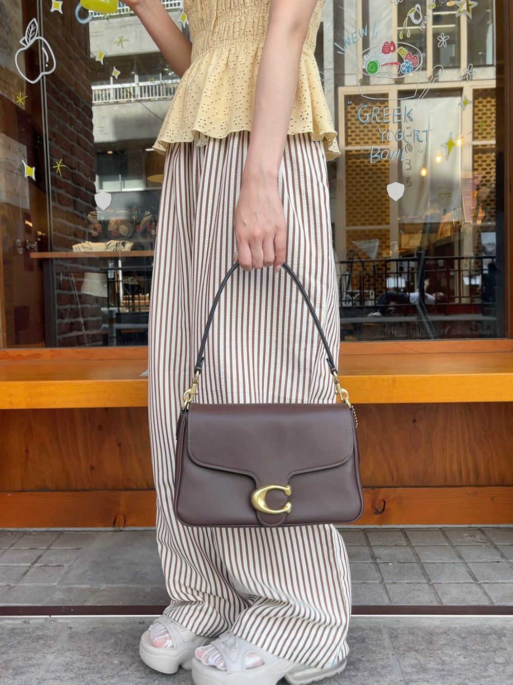 ドロストリンクルストライプワイドパンツ | 詳細画像14