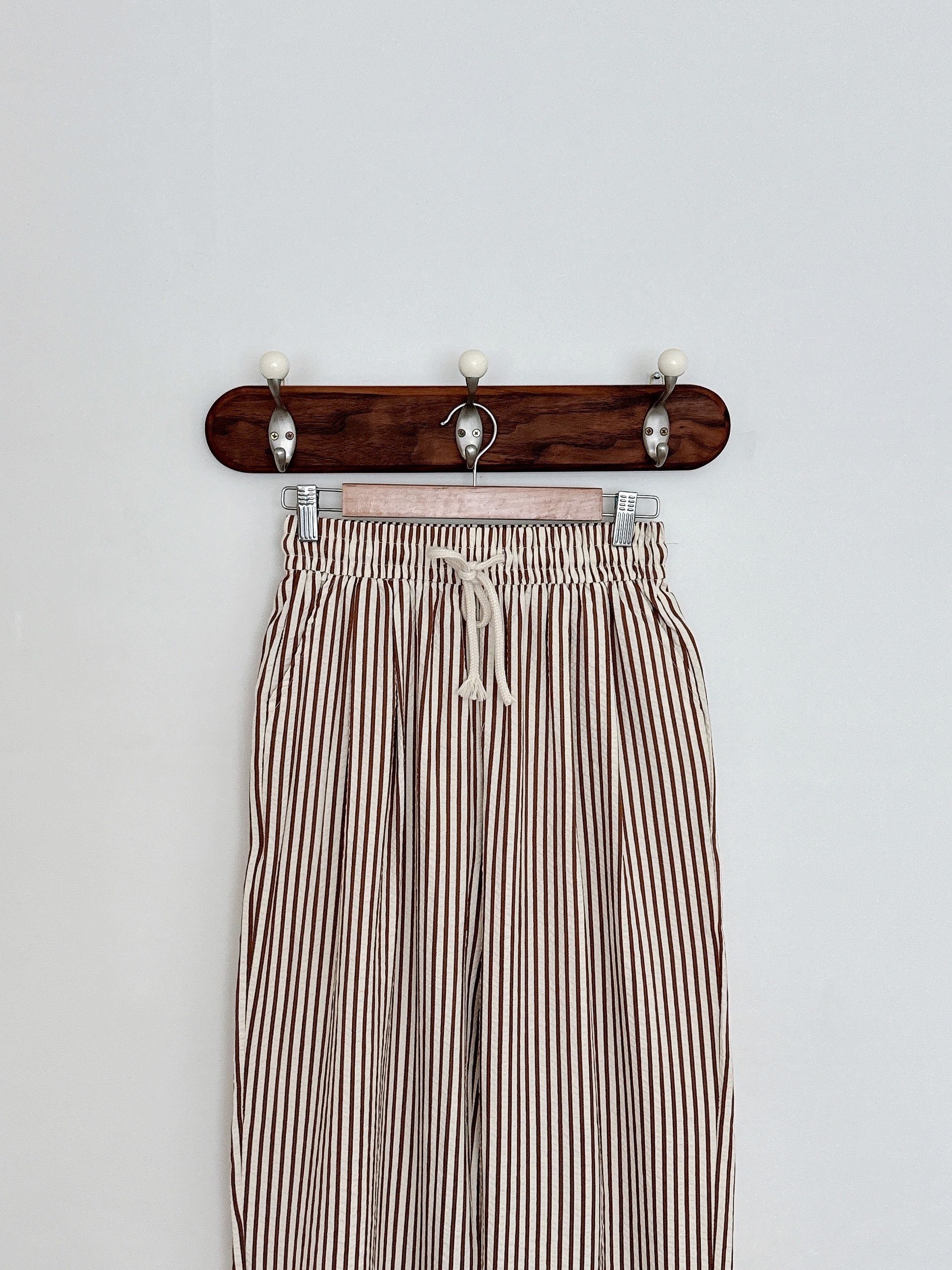 ドロストリンクルストライプワイドパンツ | 詳細画像19