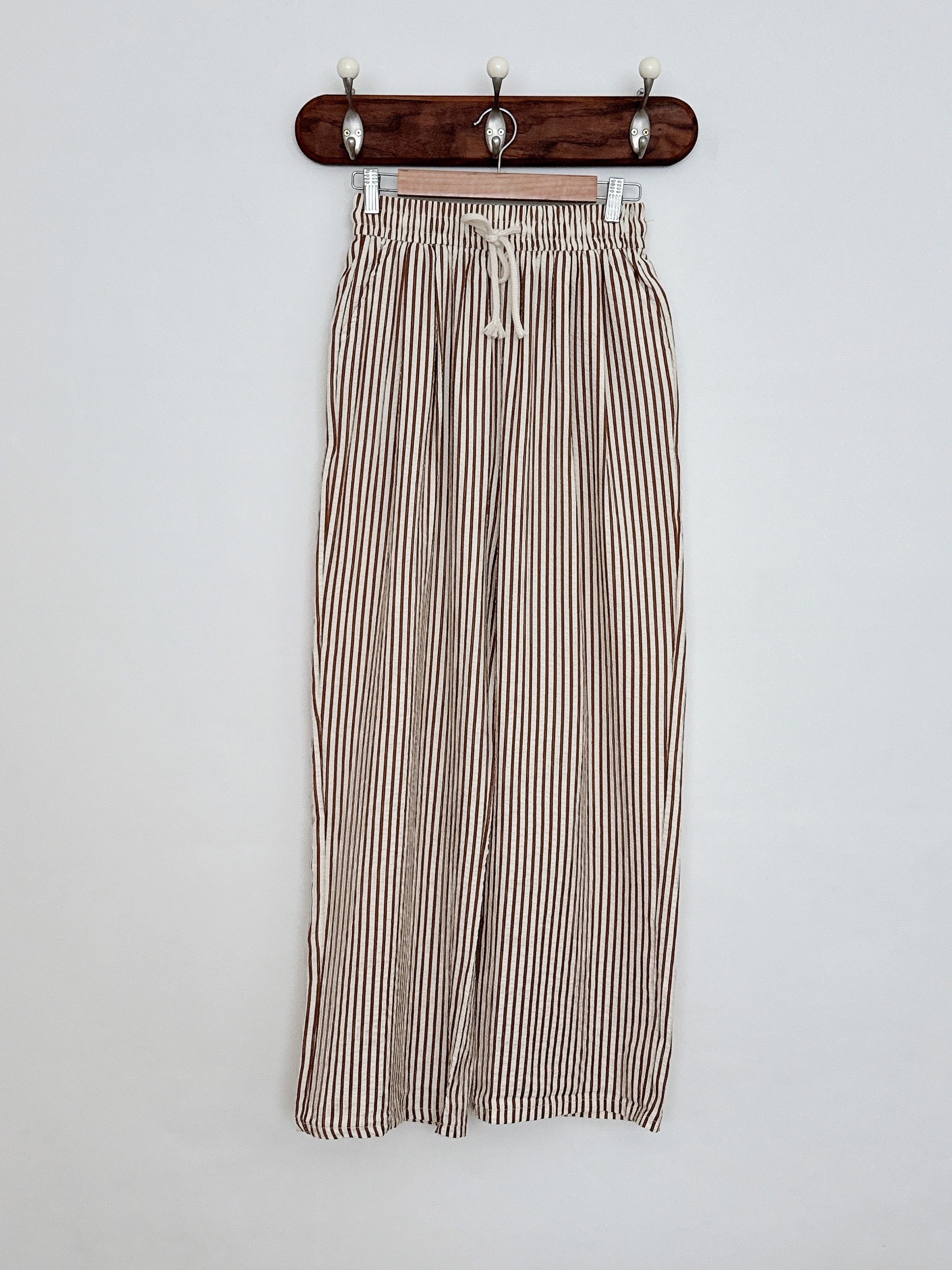 ドロストリンクルストライプワイドパンツ | 詳細画像20