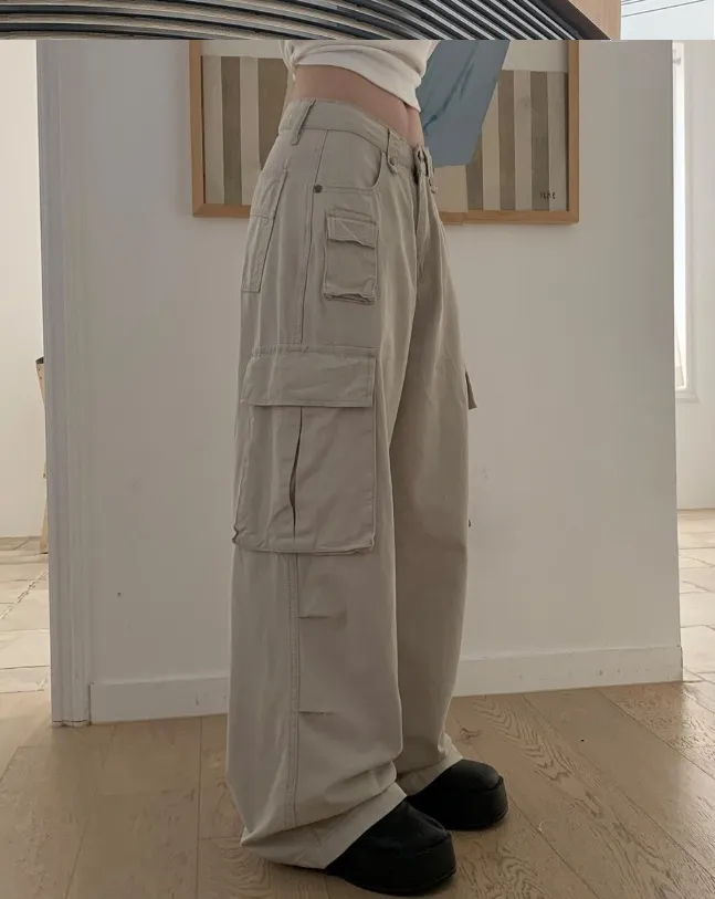 [選べる丈]カーゴワイドパンツ | MODIMOOD | 詳細画像1