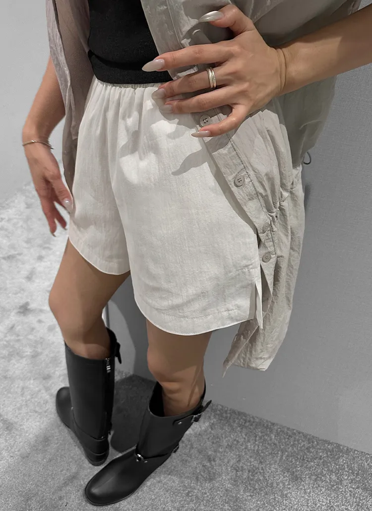 スリットゴムショートパンツ | vivnluv | 詳細画像1