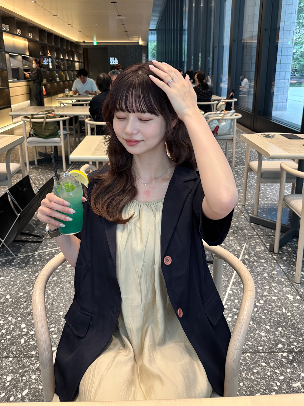 シングルツーボタン半袖ジャケット | 詳細画像5