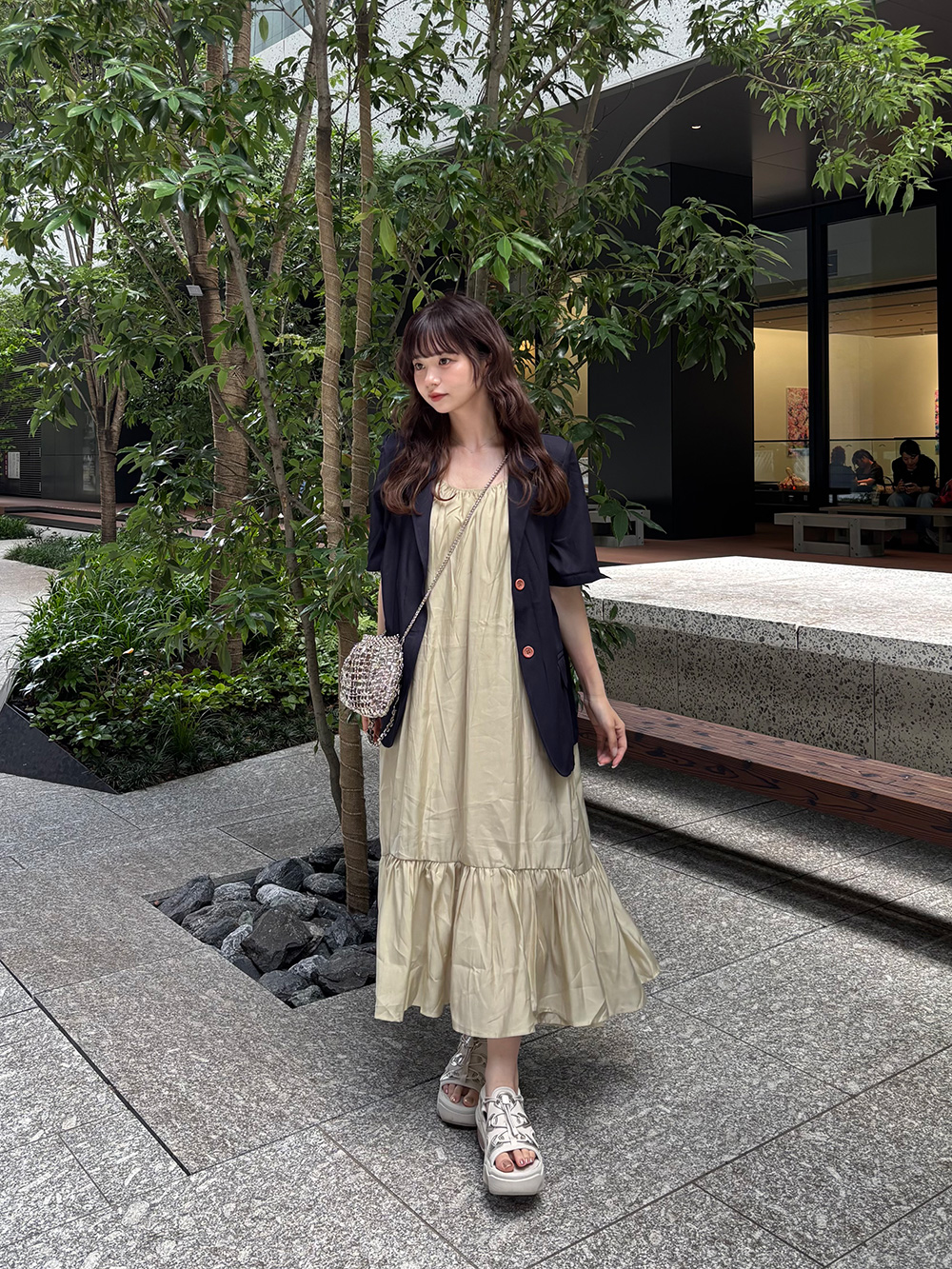 シングルツーボタン半袖ジャケット | 詳細画像7