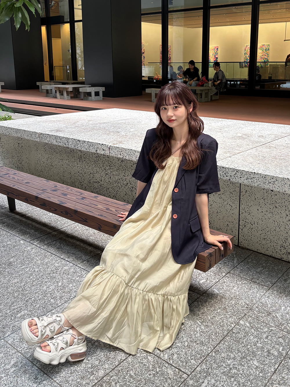 シングルツーボタン半袖ジャケット | 詳細画像8