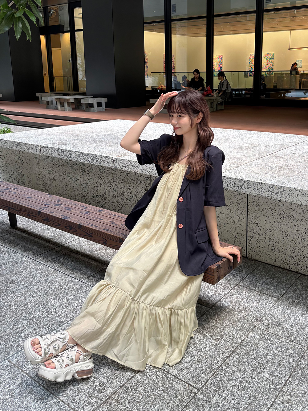 シングルツーボタン半袖ジャケット | 詳細画像15