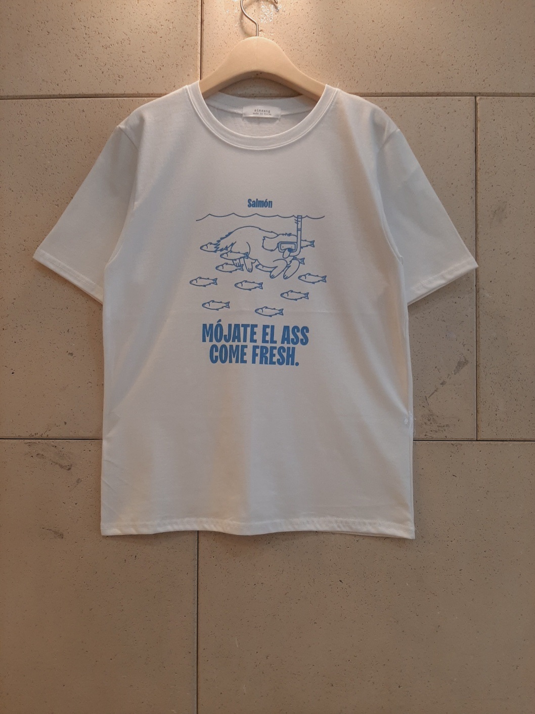 ラウンドネック半袖ロゴTシャツ | 詳細画像7