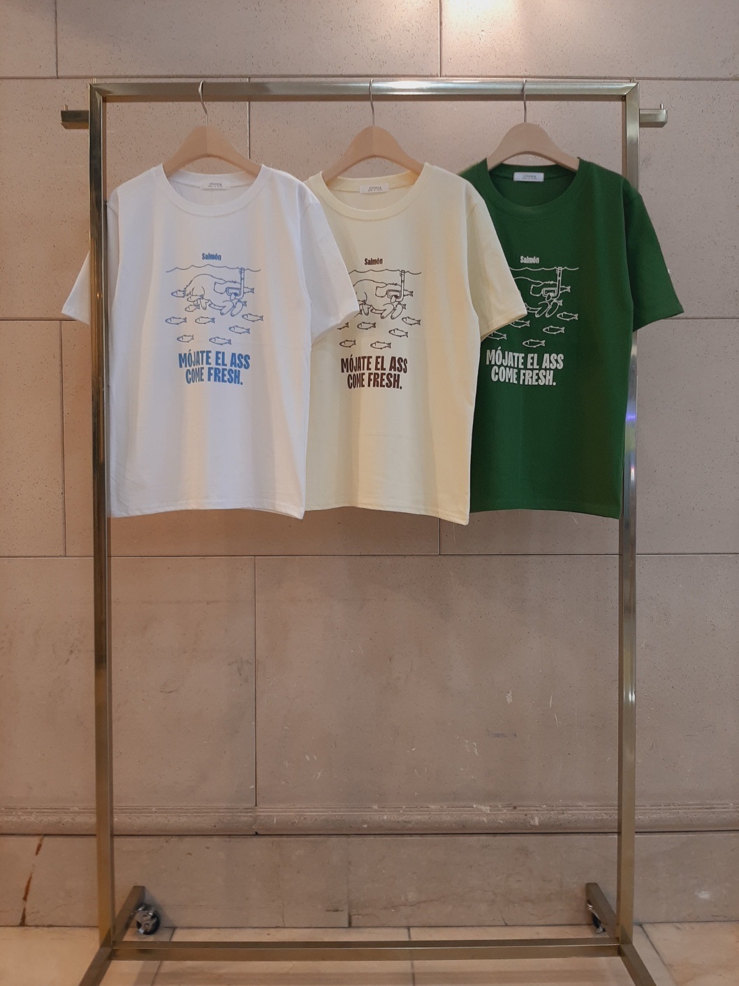 ラウンドネック半袖ロゴTシャツ | 詳細画像10