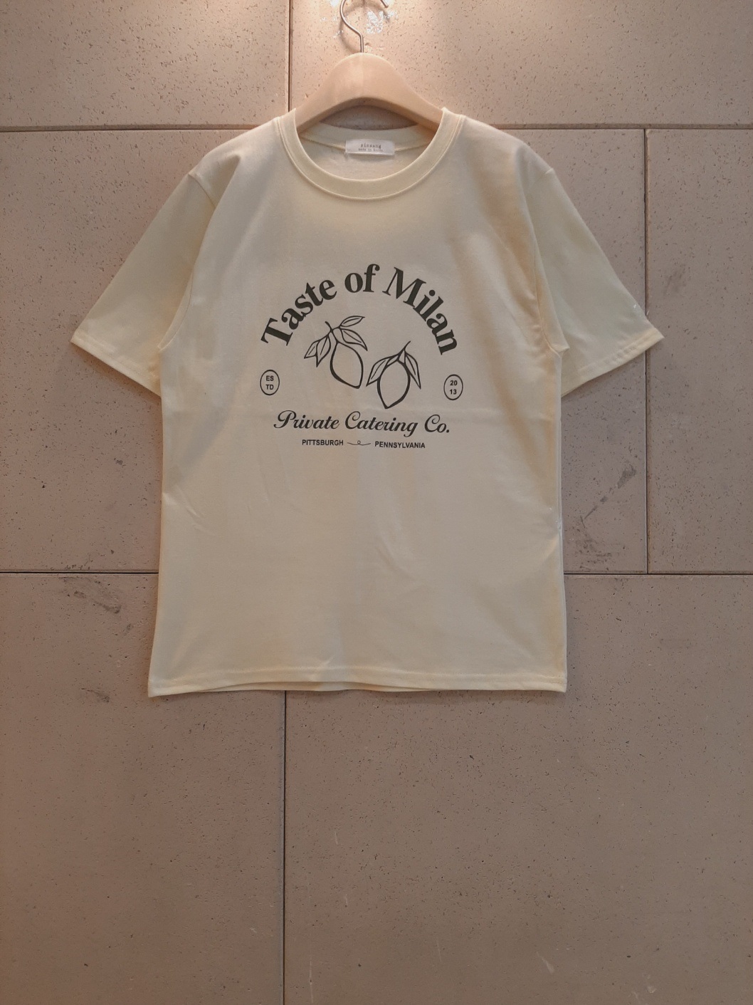 ラウンドネック半袖ロゴTシャツ | 詳細画像11