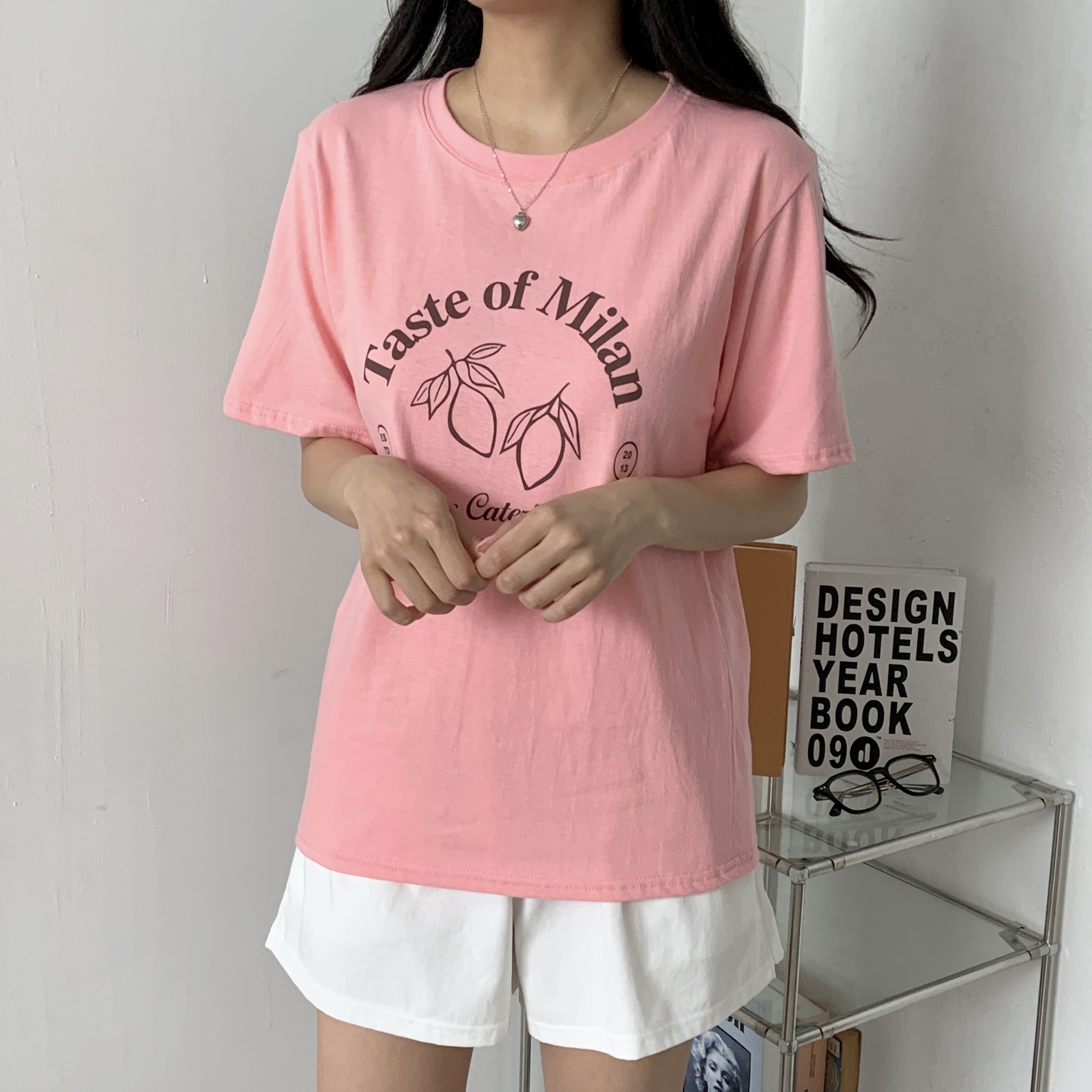 ラウンドネック半袖ロゴTシャツ | 詳細画像4