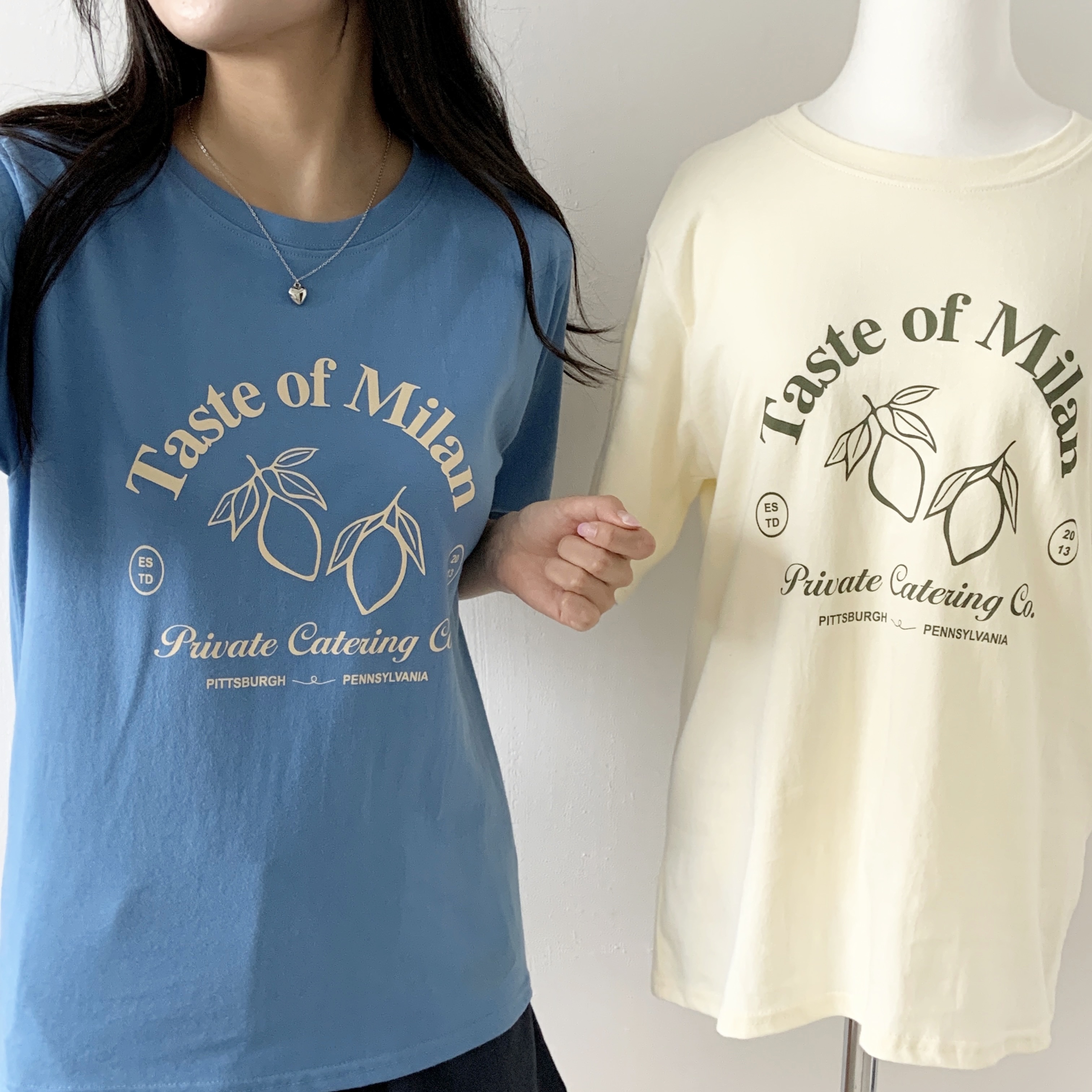 ラウンドネック半袖ロゴTシャツ | 詳細画像8