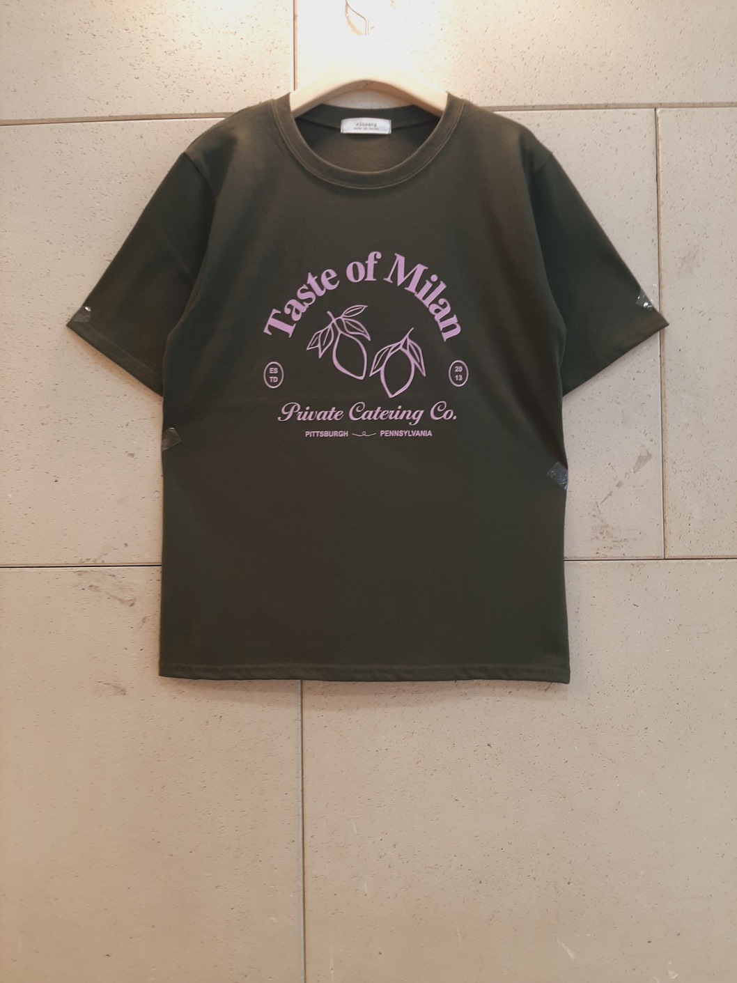 ラウンドネック半袖ロゴTシャツ | 詳細画像9