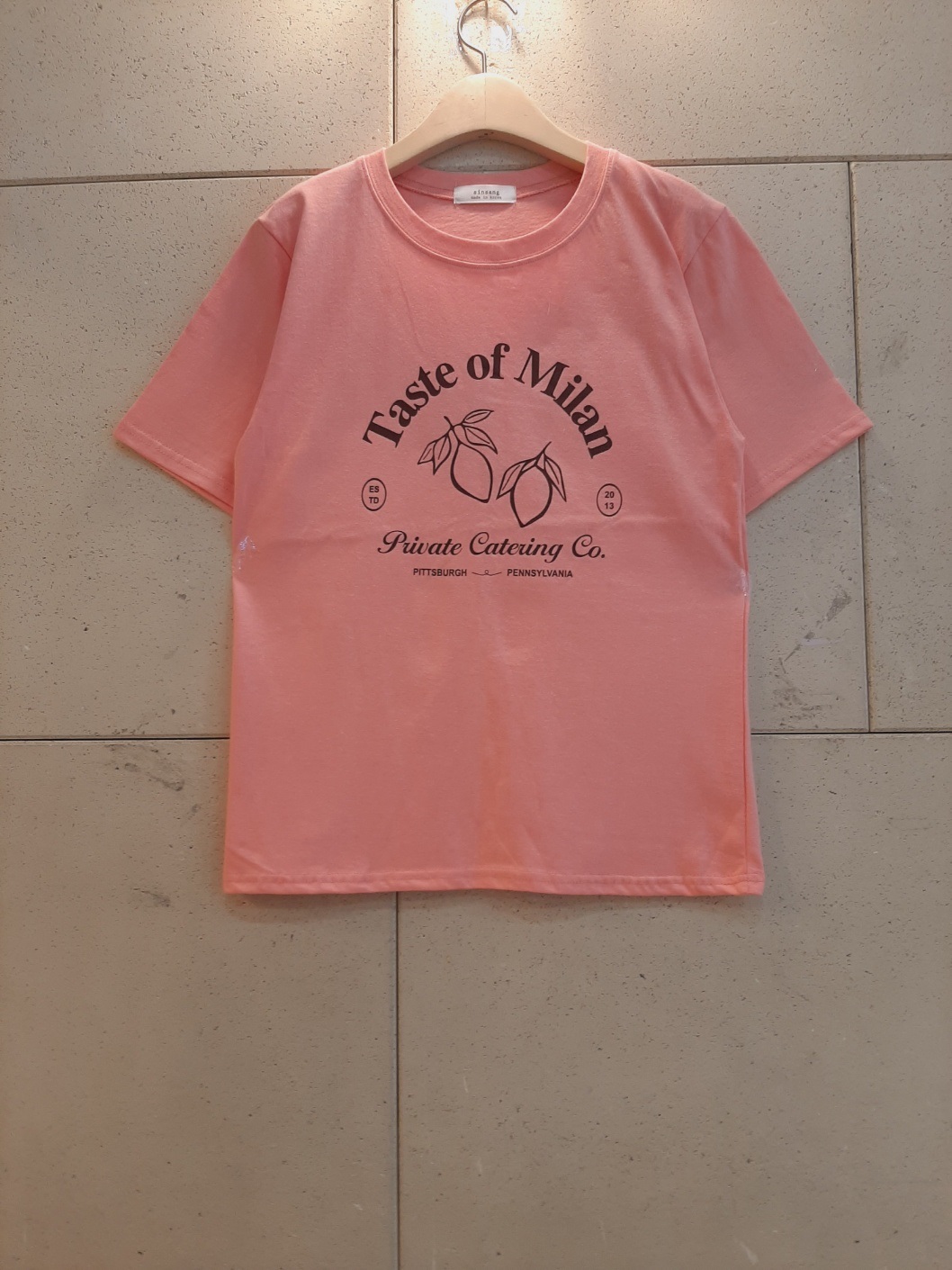 ラウンドネック半袖ロゴTシャツ | 詳細画像12