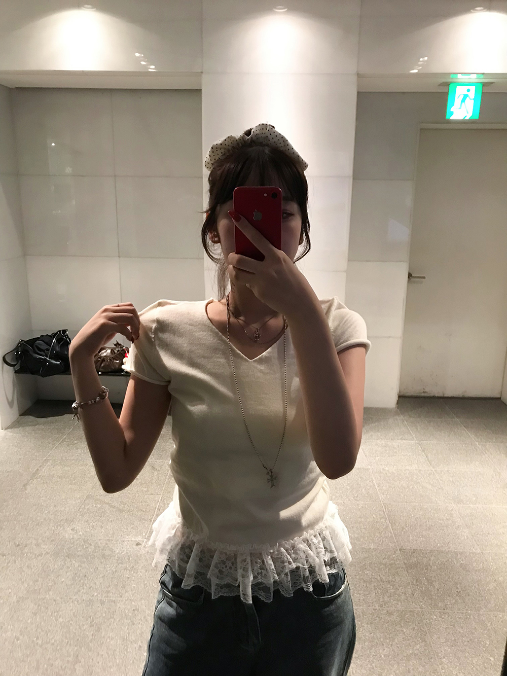Sacai 希少！　レース　ドッキング　フリル　ハイネックニット　リブニット 楽天市場】【8/13！クーポンで2,070円】 ニット セーター