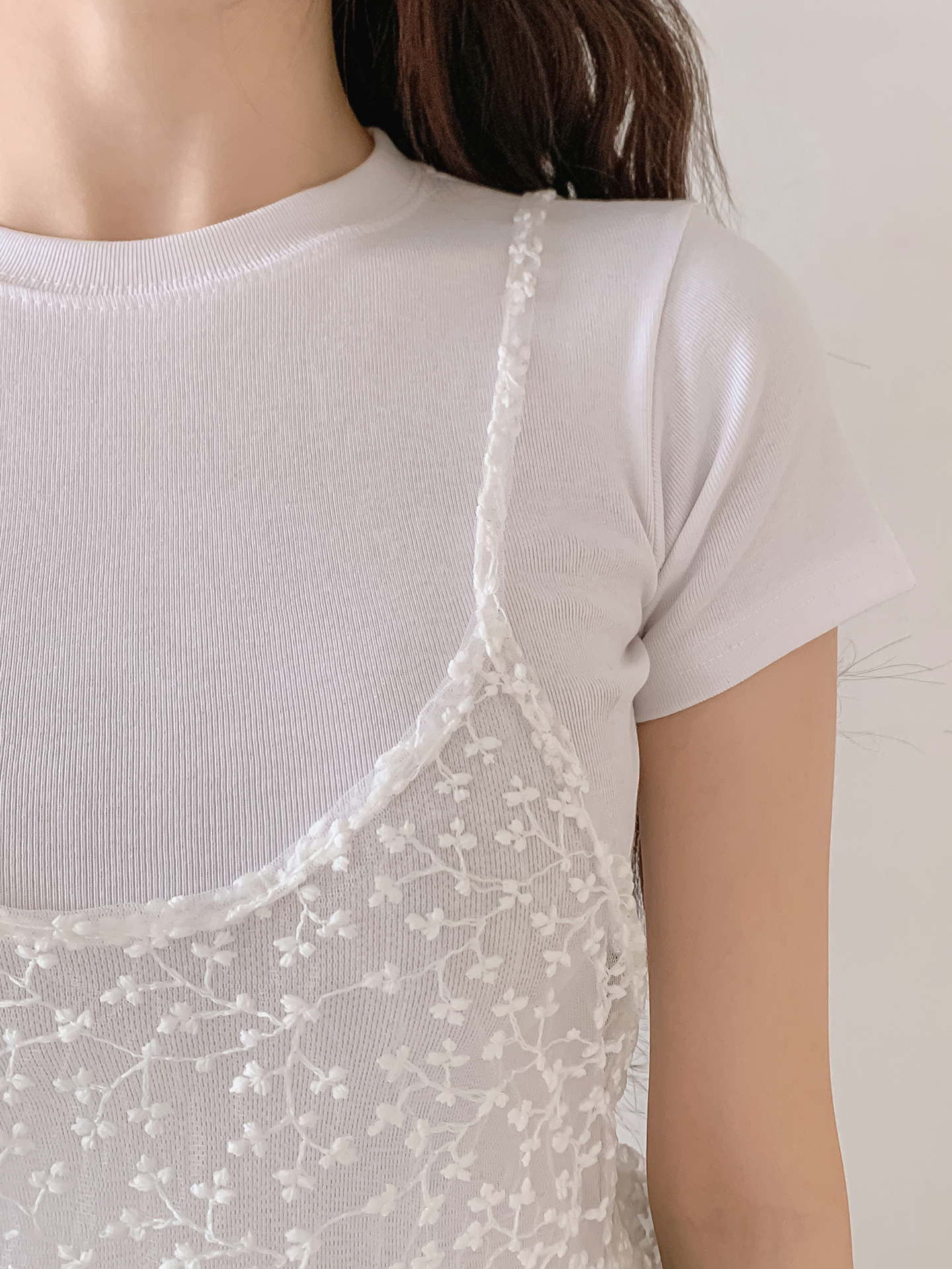 シースルー刺繍フレアビスチェ | 詳細画像12