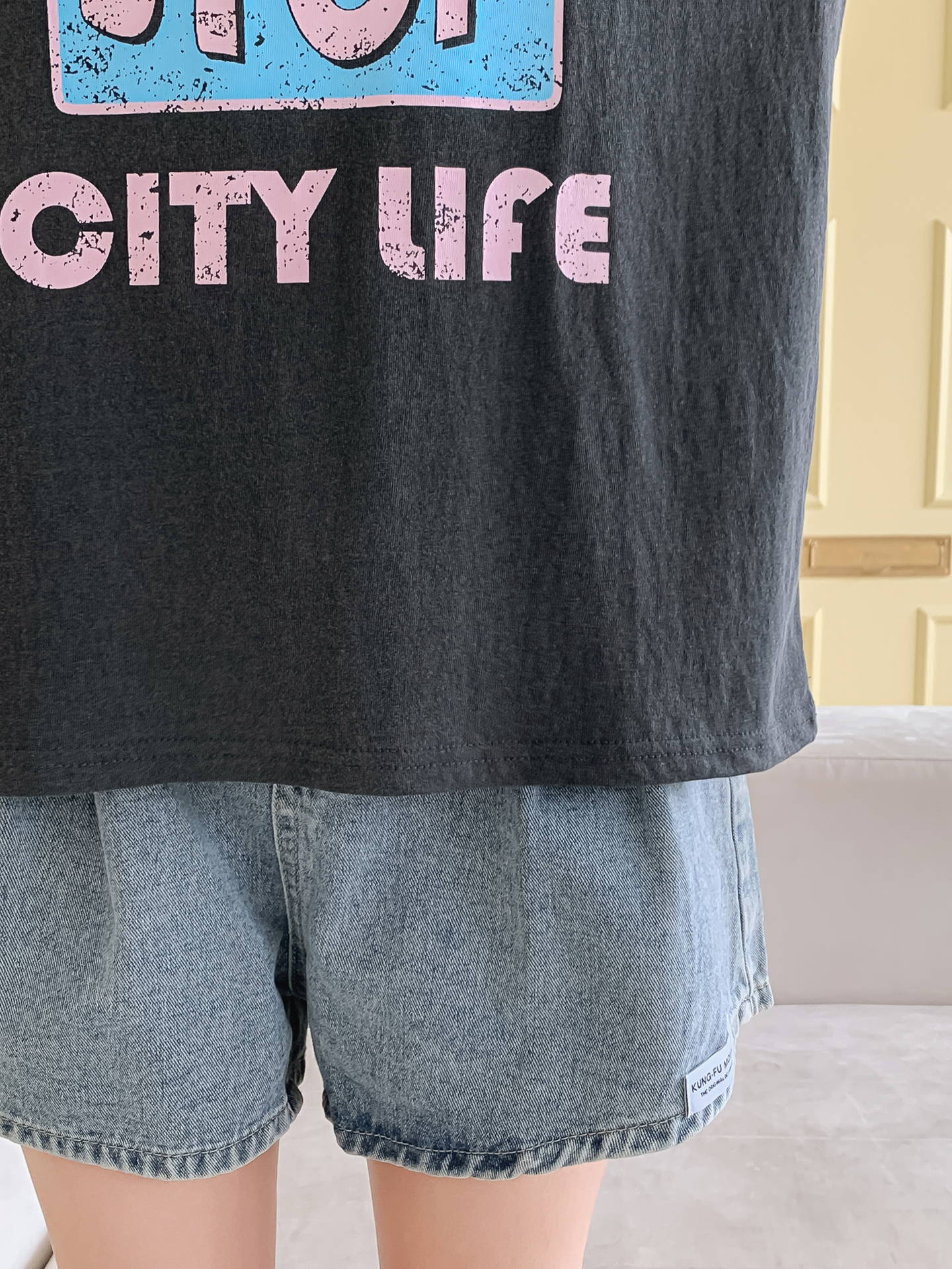 ラウンドネック半袖ロゴTシャツ | 詳細画像26