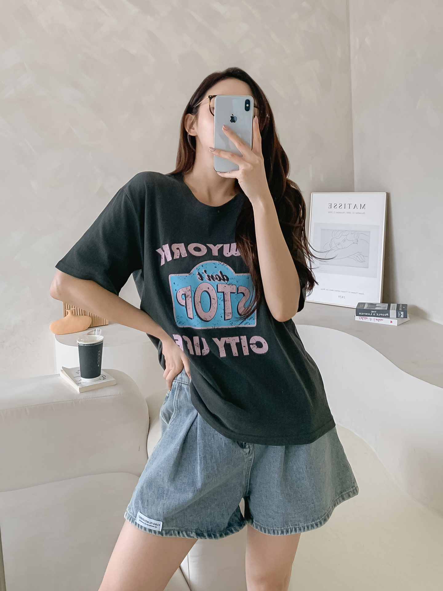 ラウンドネック半袖ロゴTシャツ | 詳細画像29