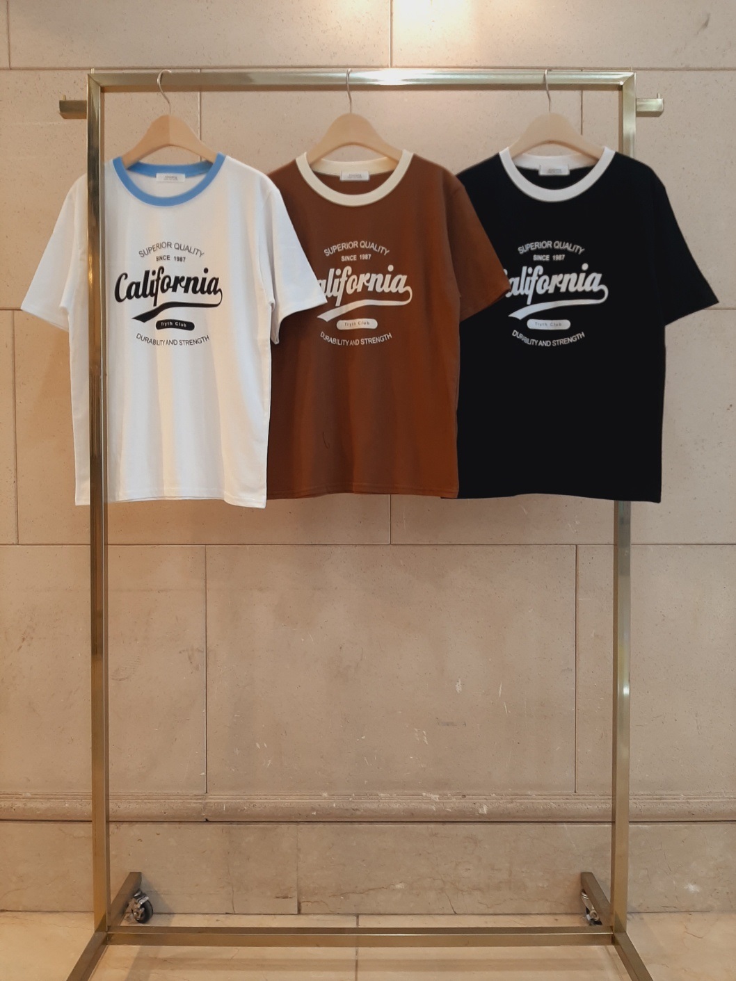ラウンドネックロゴ配色Tシャツ | 詳細画像3