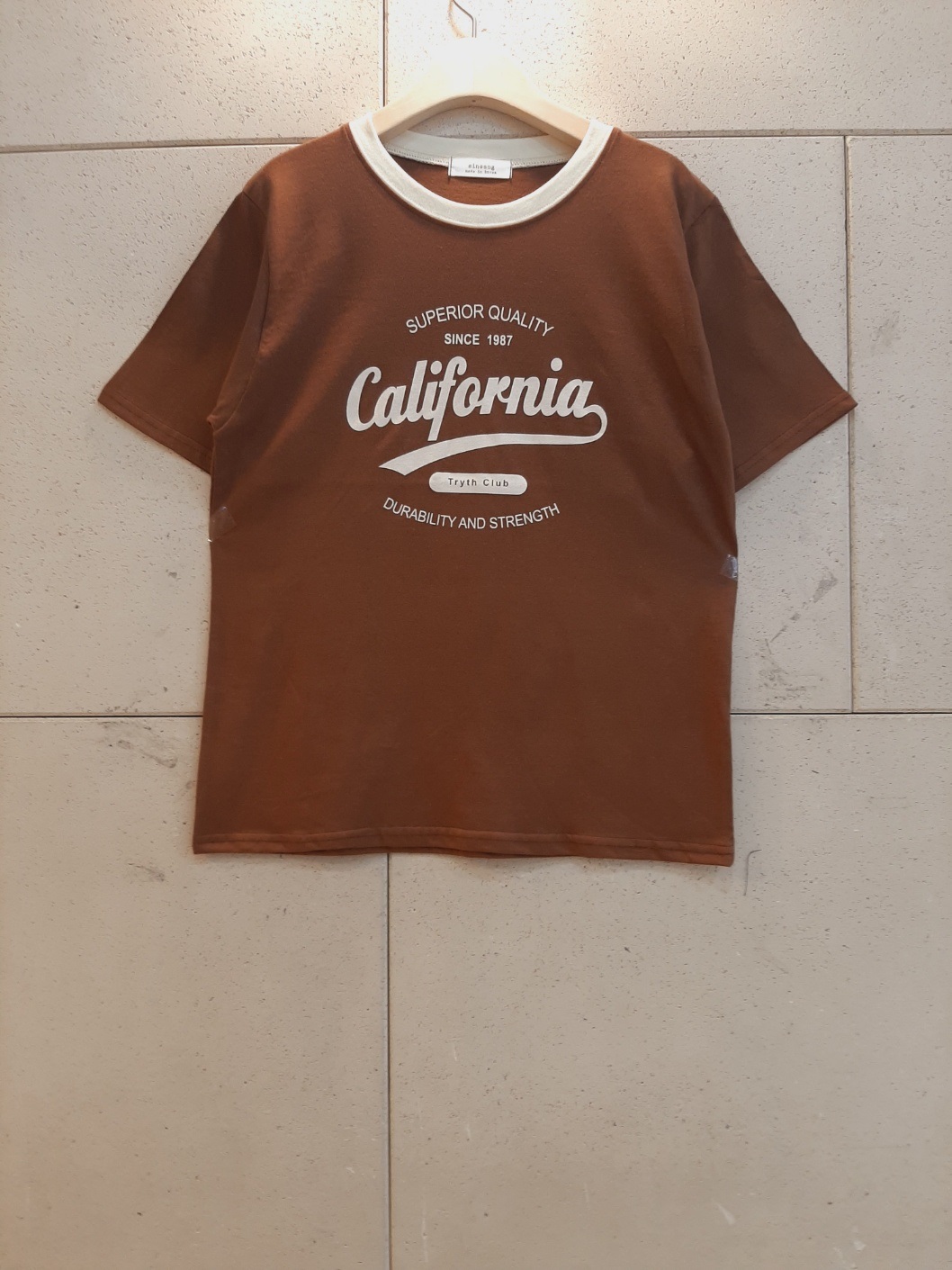 ラウンドネックロゴ配色Tシャツ | 詳細画像11