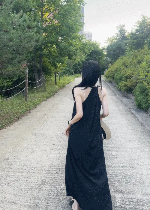 Vネックフリンジワンピース | darlingmoon | 詳細画像1