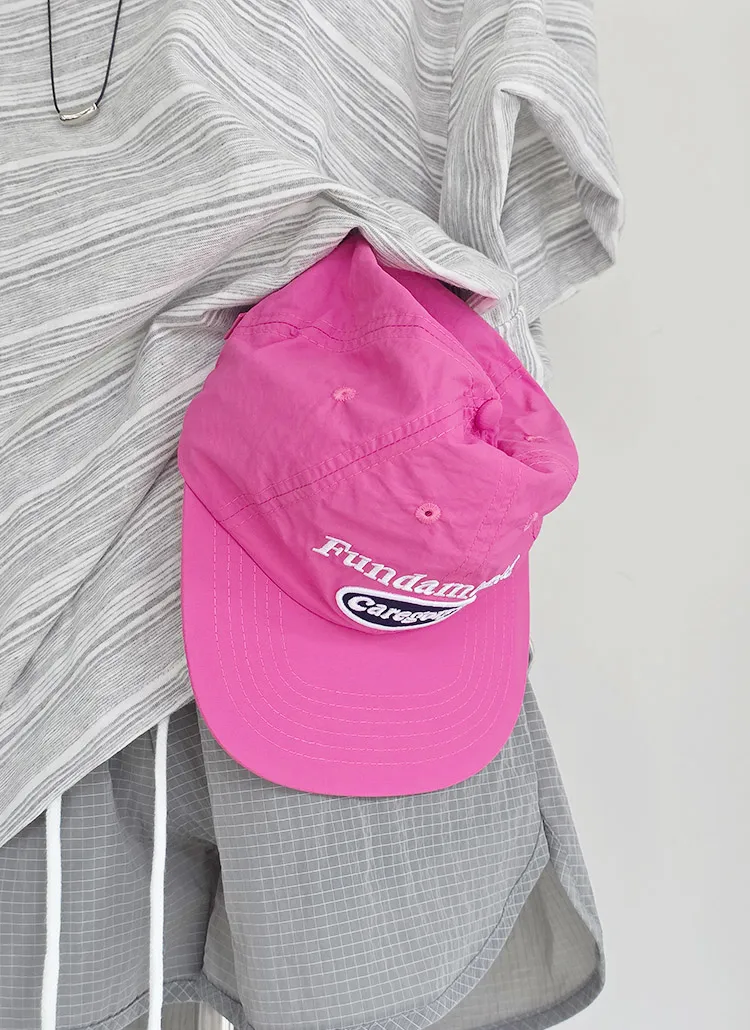 ナイロンオーバーサイズカラーキャップ | whosbag | 詳細画像1