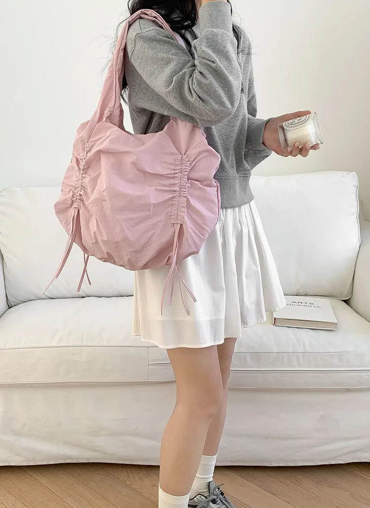 シャーリングカラーエコバッグ | whosbag | 詳細画像1