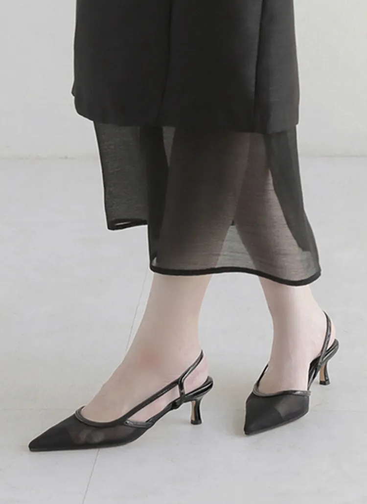 メッシュシースルーレオパードシュ―ズサンダル | arima | 詳細画像1