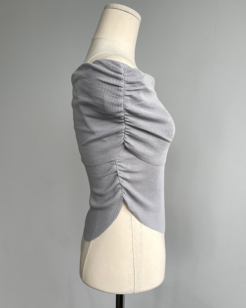 シャーリングオフショルラップニット | 詳細画像22