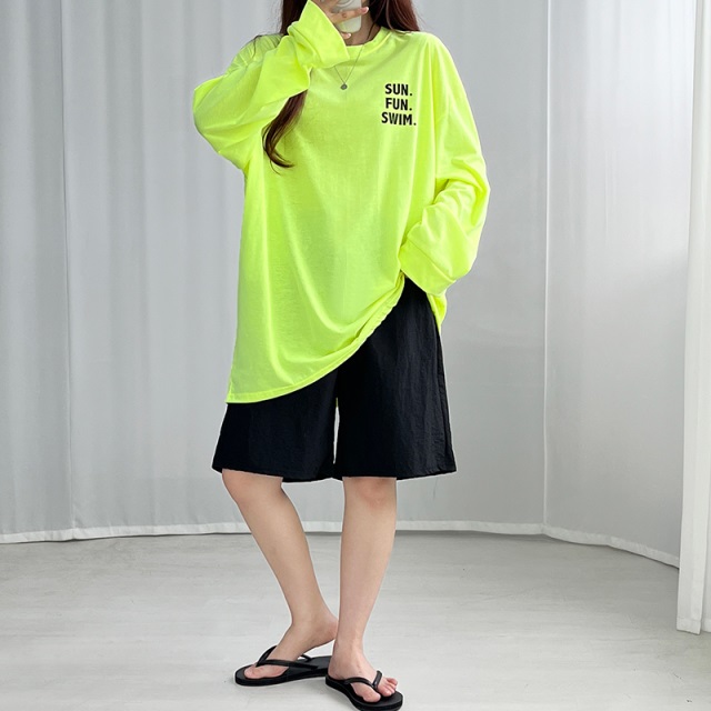 ボクシー長袖プリントTシャツ | 詳細画像4