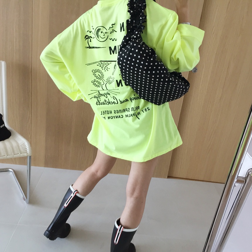 ボクシー長袖プリントTシャツ | 詳細画像11